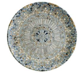 Фарфоровая плоская тарелка Luca Mosaic