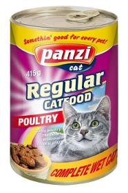 Консервы для кошек с мясом птицы, 415г (Panzi)