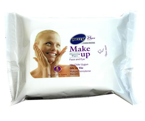 Pozzy Make Up Remover Wipes 25pcs
