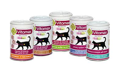 Витаминные комплексы Vitomax для котов